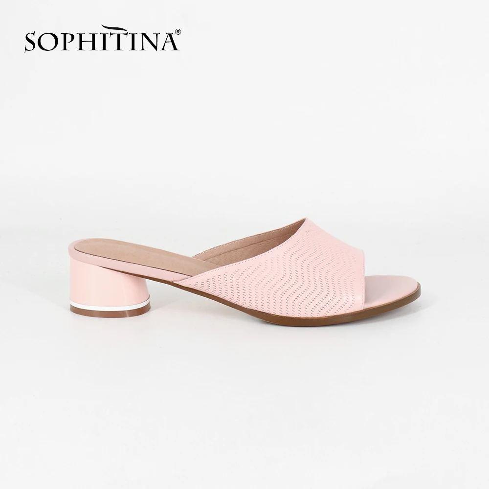SOPHITINA/Новинки на лето 2019г. Модные женские тапочки больших размеров 36–44 Женские