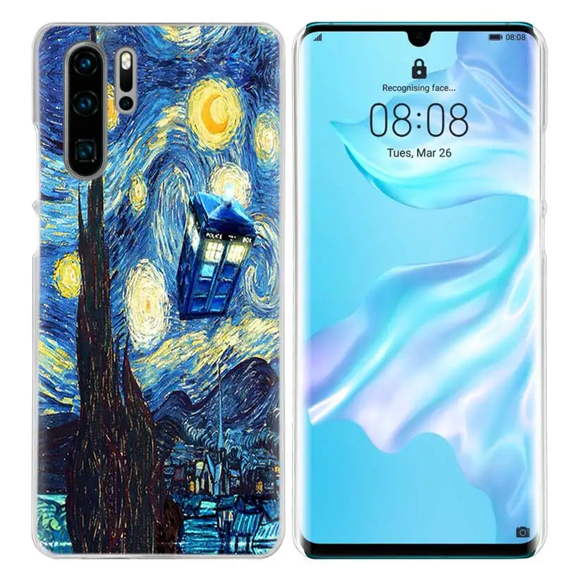 01 Чехол для телефона Doctor Who van gogh для huawei P20 P30 P Smart Nova 4 3i P10 P9 P8 mate 10 20 lite Pro Mini - Цвет: 01
