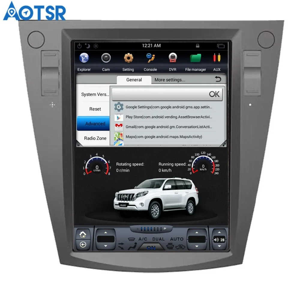 Aotsr Android 7 1 Тесла стиль автомобильный без DVD плеера GPS навигация для Subaru Forester 2013 2014