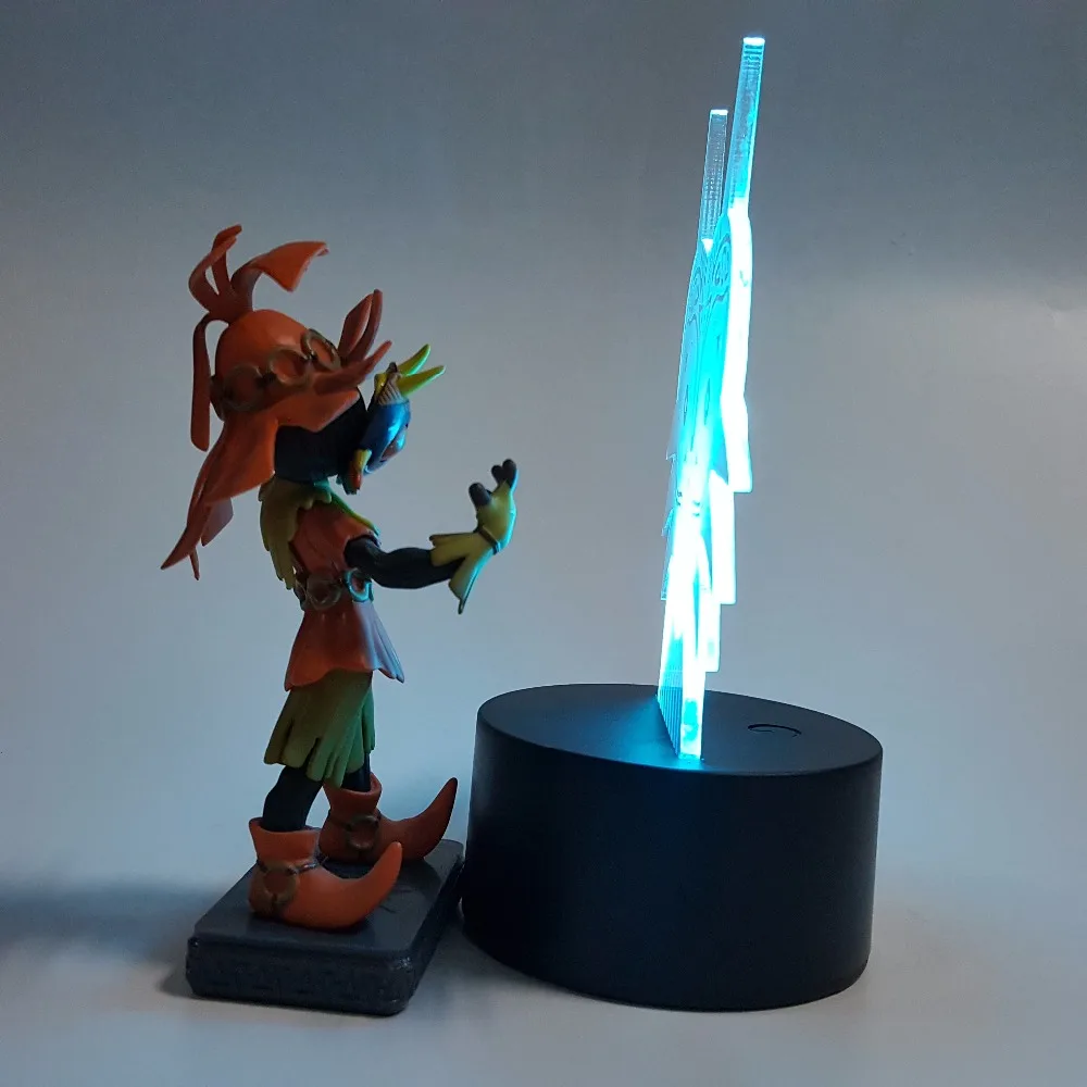 Zelda Skull Kid Majoras маска экшн-фигурка 3D визуальная Иллюзия светодиодный RGB USB ночник ссылка Аниме игра игрушка набор