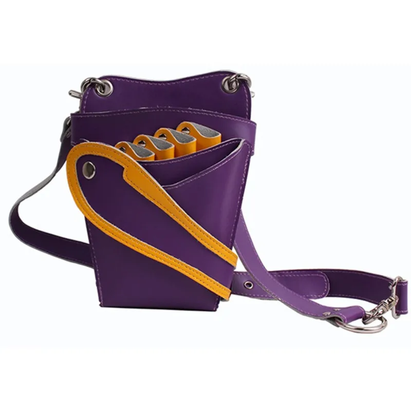 Скидка Белый розовый синий Парикмахерская поясная сумка для инструментов парикмахерские ножницы Органайзер стилист кожаная кобура W/кожаный реме...