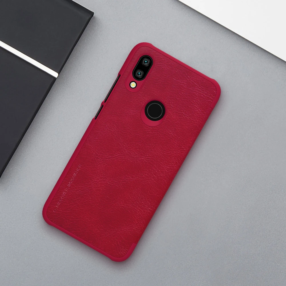 Чехол-книжка для Xiaomi Redmi 7, глобальная версия, серия NILLKIN Qin, роскошный чехол-накладка из искусственной кожи для Xiaomi Redmi 7/Redmi Y3, чехол