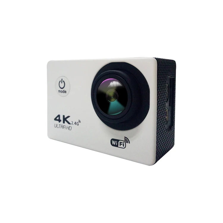 White F60 экшн-камера Wifi 4k HD 16MP 170D водонепроницаемая Спортивная Экшн-камера для дайвинга Велосипедный Спорт DV Шлем камера аксессуары - Цвет: White