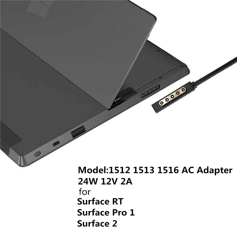 12 В 2 а 24 Вт планшет AC адаптер Зарядное устройство для Microsoft Surface RT Pro 1 1512 1513 1516 PA 1240