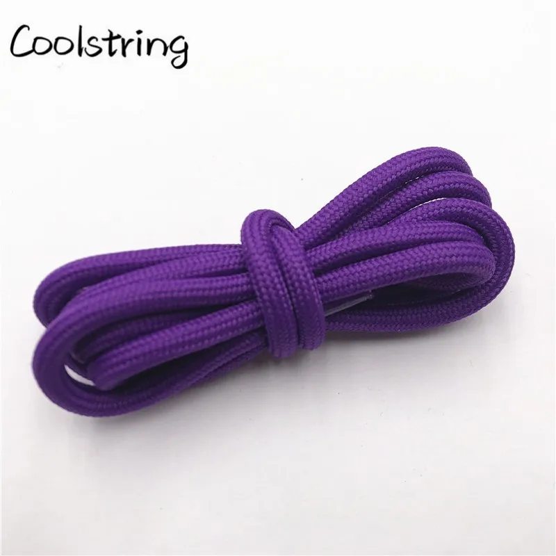 Coolstring, Новинка 0,5 см, круглые спортивные шнурки, толстый полиэстер, для пеших прогулок, для ботинок, для детей, мужские баскетбольные шнурки