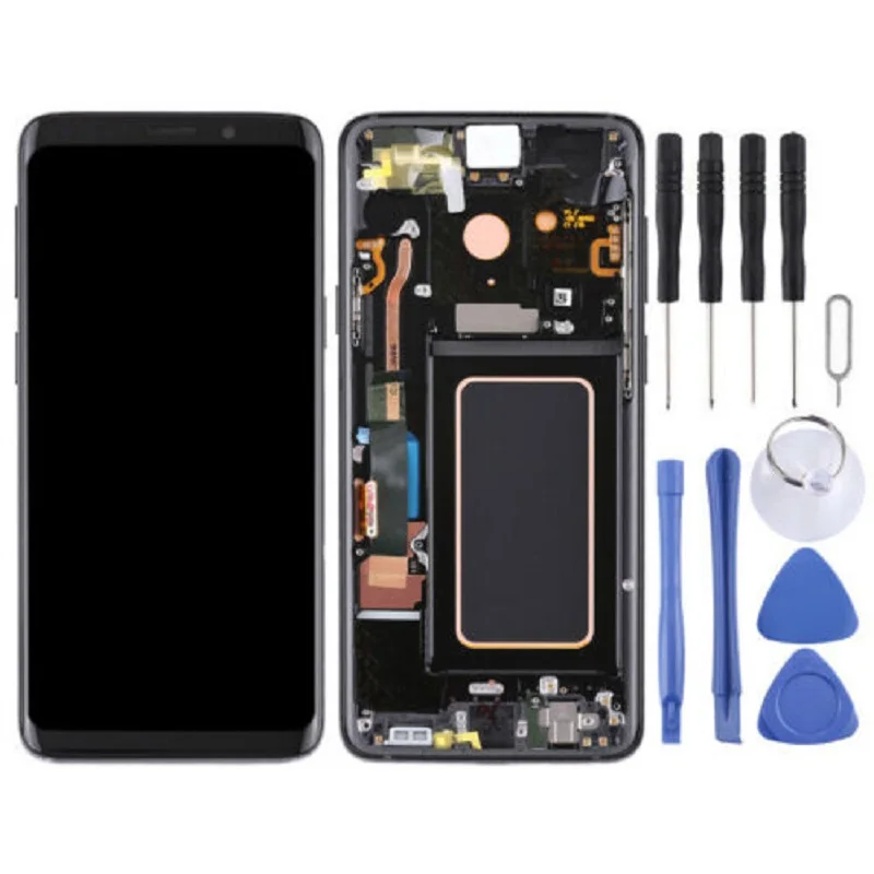 100% Оригинальный ожог в тени для SAMSUNG Galaxy S9 plus G965 G965F S9P ЖК сенсорный экран