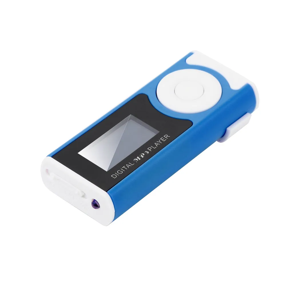 Мини-usb клип, ЖК-экран, MP3-плеер, медиаплеер, поддерживает 8 ГБ, Micro SD, для музыкального плеера, медиаплеер 2,04# M09