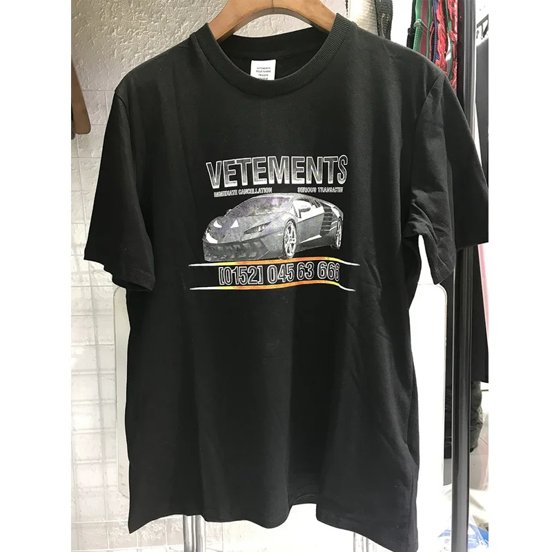 Новинка, Летние Стильные футболки с граффити, Vetements, 1:1, лучшее качество, хлопковая Повседневная футболка в стиле хип-хоп, футболки High Street Vetements