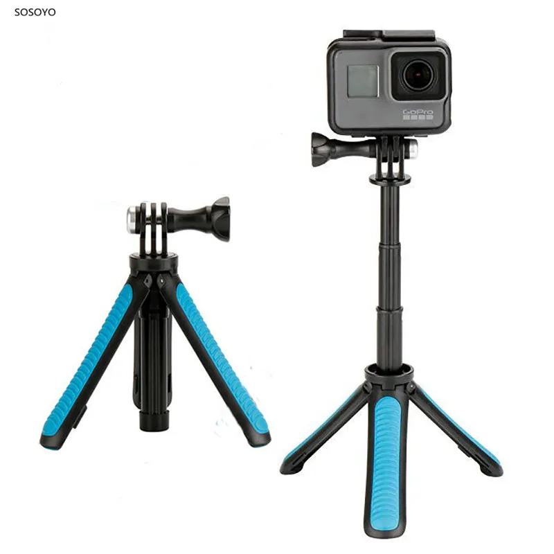 

Portable Mini Tripod Extension Selfie Stick Handheld Monopod For GoPro Hero 7 6 5 4 3 Xiaomi Yi SJCAM Action Camera Accessories