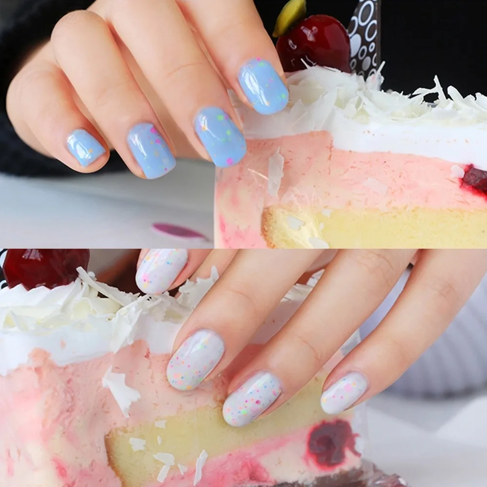 Идеальный летний 1 шт. Гель лак 8 мл сыр ногтей гель Soak off Long Lasting Nail УФ 24 Цвета для