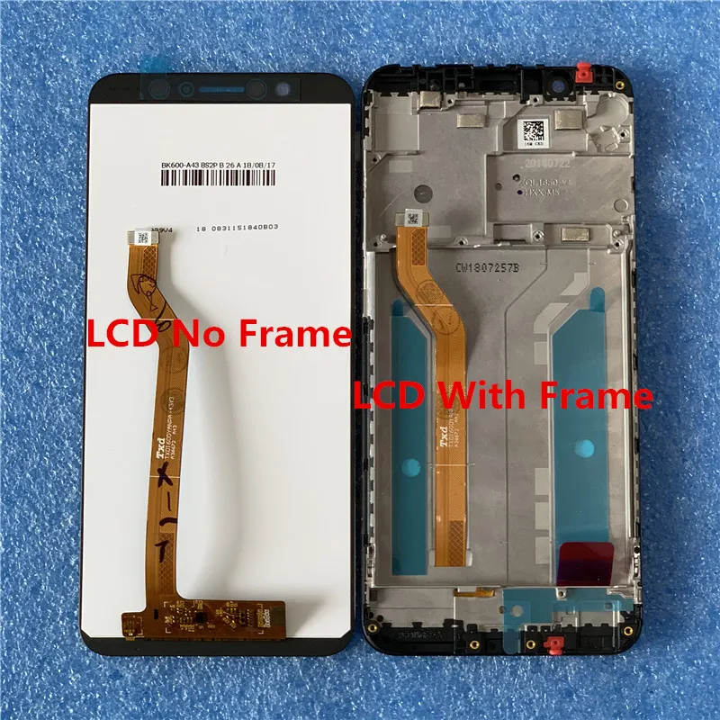 Для 5,9" Asus Zenfone Max Pro M1 ZB601KL ZB602KL Axisinternational ЖК-экран рамка+ сенсорный дигитайзер для ZB602KL ЖК-дисплей