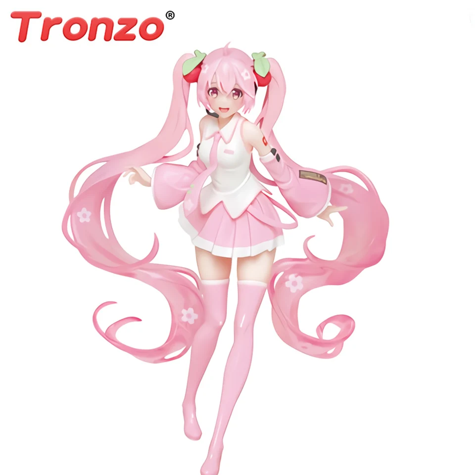 Tronzo оригинальная Taito фигурка Вокалоида Мику Сакура ПВХ модели Kawaii Hatsune Miku фигурка куклы Brinquedos