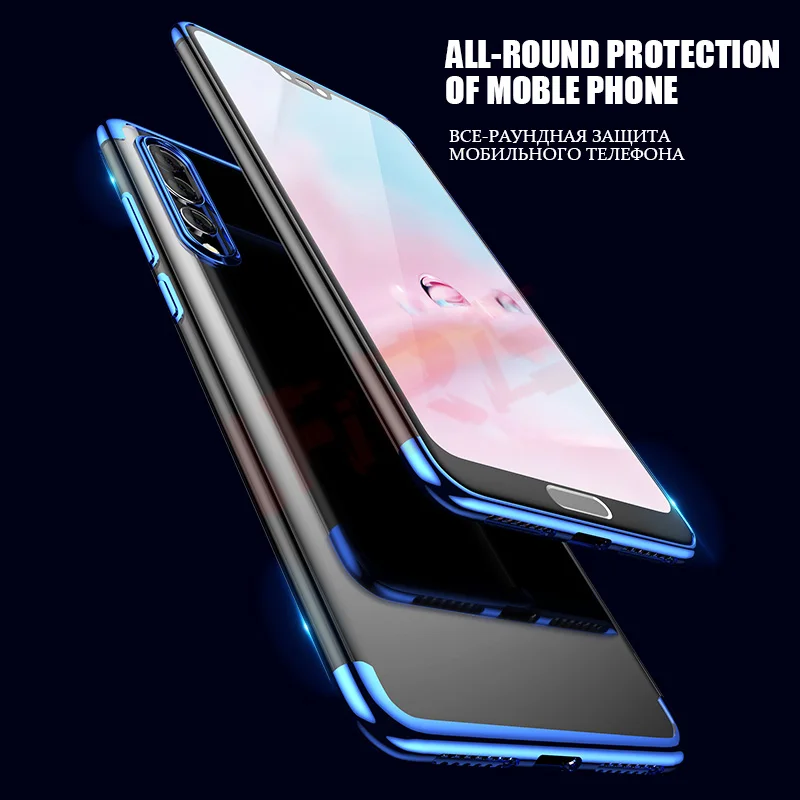 Роскошные мягкие силиконовые чехлы для телефона с покрытием из ТПУ Huawei P20 Lite Pro