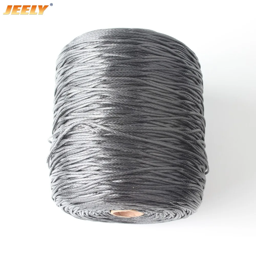 JEELY 50 м 1 2 мм 352lbs 4 нити Плетеный рыболовный трос СВМПЭ лебедка веревка|winch rope|uhmwpe