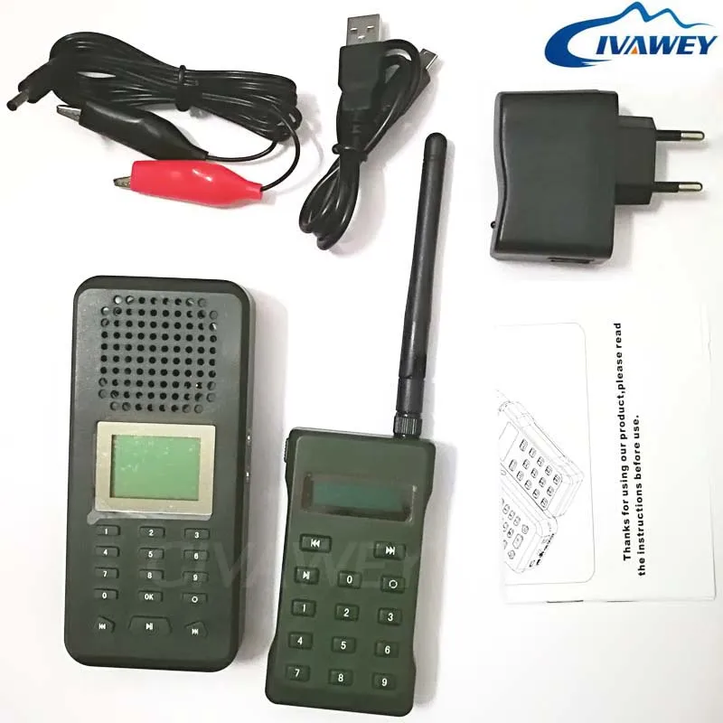ЖК дисплей с 300 500 м пульта дистанционного управления Охота Птица MP3 плеер 20 Вт