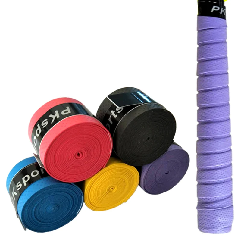 2pcs/lot Anti-slip Tennis Overgrip Badminton Grip Over Sweat Band Sport Tape Winding For Fishing Rod padel Racket Squash