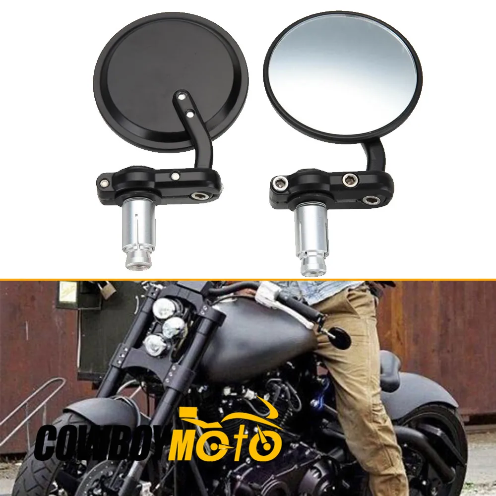 Мотоциклетные зеркала для Yamaha 7/8 &quotKawasaki Street Sport bike Chopper Cruiser YZ125 YZ250 YZ250F YZ450F TW200 XT 225