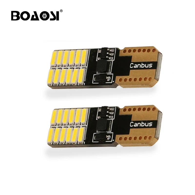 2x T10 W5W 168 CANBUS без ошибок 4014 CREE чип LED авто DRL Замена габаритный фонарь парковки