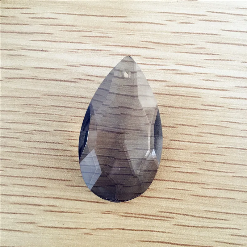 Стеклянные подвески в форме миндаля, 38 мм, 10 шт.