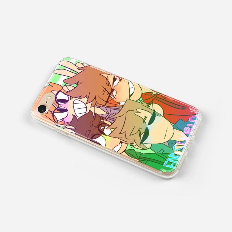 Eddsworld мультфильм Coque Мягкий ТПУ силиконовый чехол для телефона iPhone XS Max XR 7 8 6 6S Plus 5S