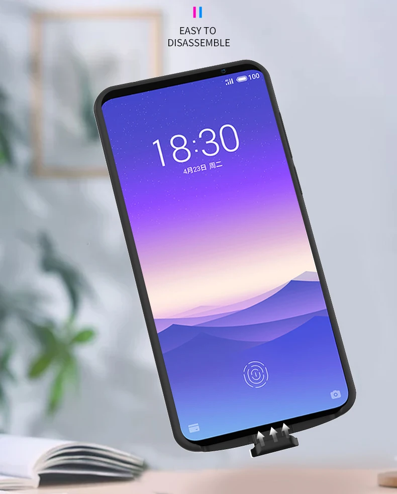 Высокое качество 6500 мАч чехол банка питания для Meizu 16 s пакет резервного заряда батареи для Meizu 16 s корпус аккумулятора