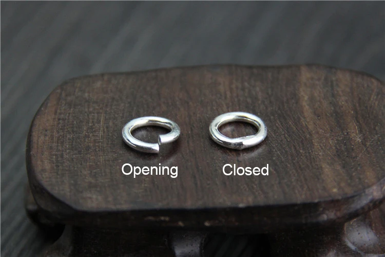 10pcs 925 Sterling Silver Color Round Open Split Jump Rings/Closed Rings Jewelry Findings DIY Bracelet Neckalce Jewelry Making