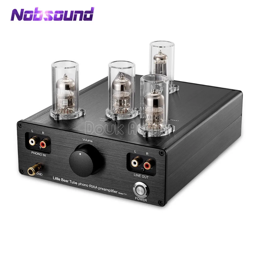 Reland Sun Kit Fai Da Te Preamplificatore Per Cuffie Con Valvola A Tubo 6J1 - Scheda Hi-Fi Musicale Con Trasformatore AC12V Per Amplificatore