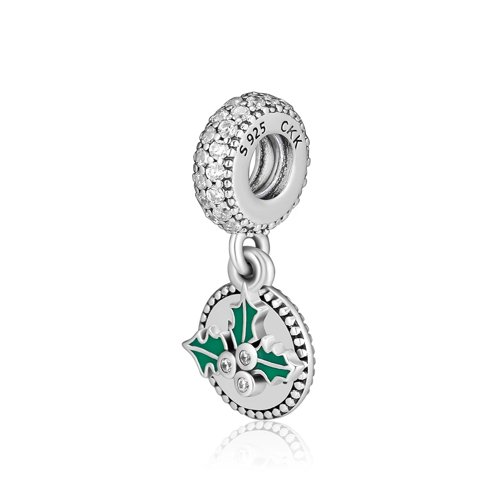 CKK Fits Original Bracelet Argent 925 Sterling Silver Christmas Letter Dangle Charm Beads for Jewelry Making Kralen Berloques | Украшения и