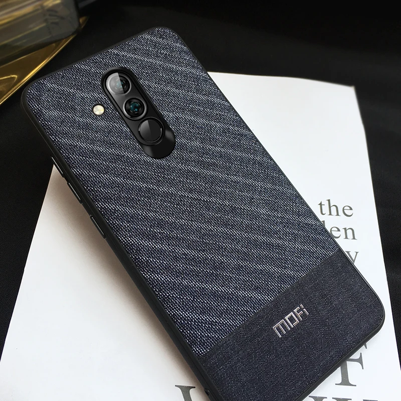 Для Huawei Mate 20 Lite чехол Mofi для костюма ткань Темный бизнес Pro Maimang 7 | Мобильные