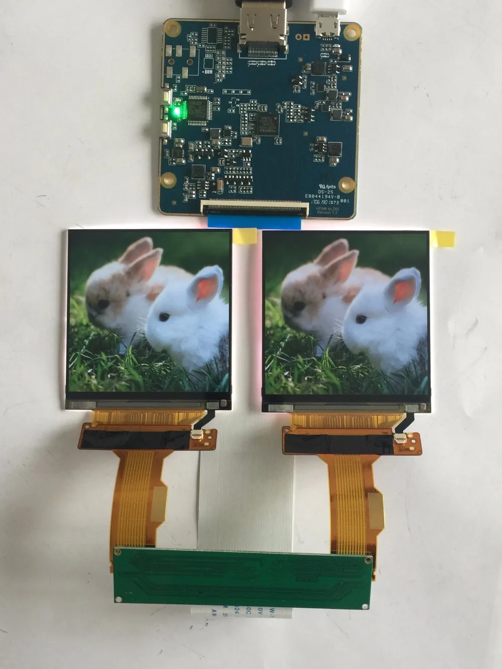 2,9 дюймов 1440x1440 двойной экран ЖК-дисплей Панель MIPI к HDMI плата контроллера LS029B3SX02 для 3D VR очки гарнитура