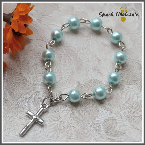 25 шт./лот католическая красная стеклянная жемчужина имитация пальцев