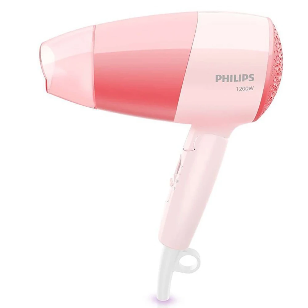 Philips HP8125 фен Ручка складной компактный и портативный 1200 Вт Мощность 3 напильники гибкая установка эргономичный дизайн