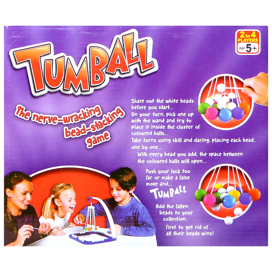 Забавная игра Tumball, игра с нервами и бусинами-укладка забавная игра для всей семьи для 4 игроков