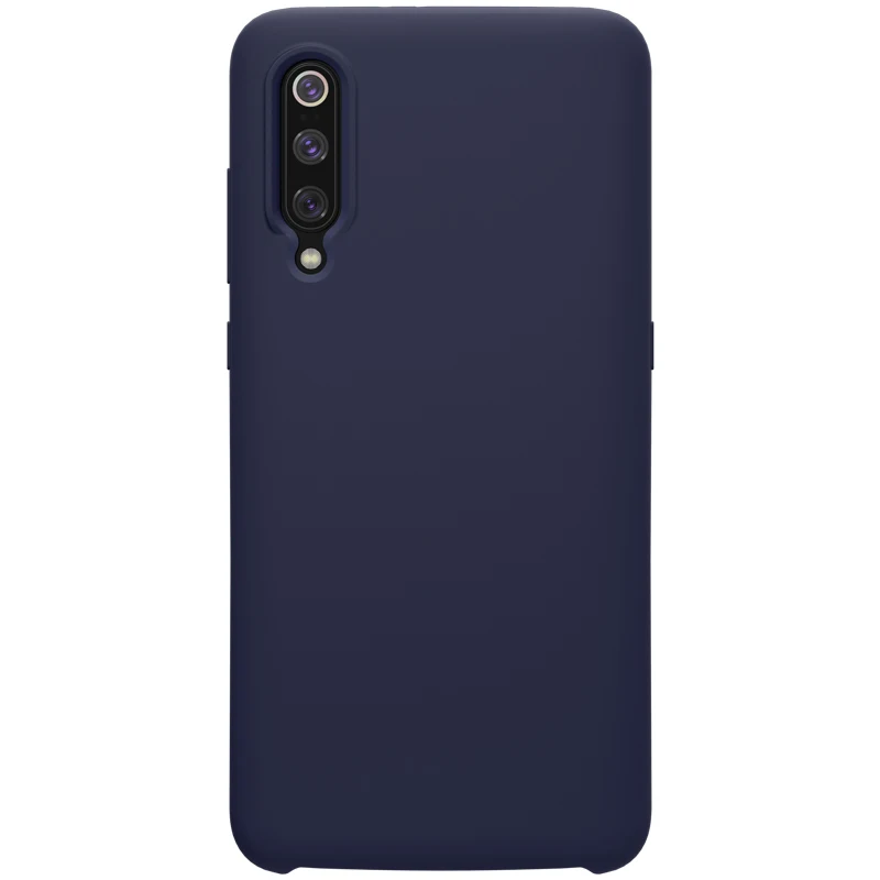 Синий Xiaomi mi 9 чехол защитный чехол Nillkin Flex Pure Baby Skin Touch Мягкая силиконовая матовая задняя крышка для Xiaomi mi 9 mi 9 Nilkin TPU чехол для телефона - Цвет: Синий