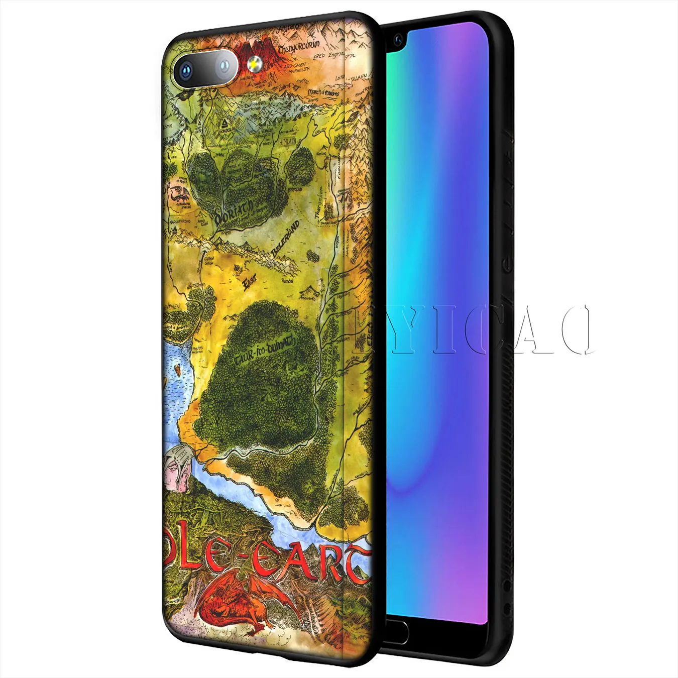 IYICAO The Lord of Rings Hobbit Soft Case for Huawei Y9 Y7 Y6 Prime 2019 Cover Honor 20 8C 8X 8 9 9X 10 Lite 7C 7X 7A Pro |