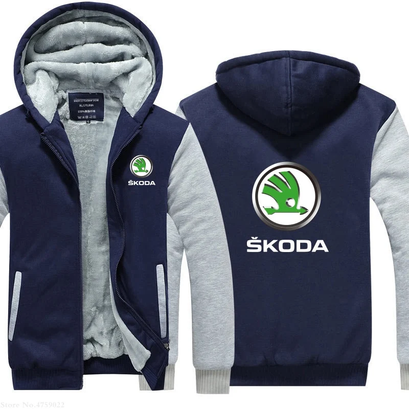 Мужской вельветовый свитер Skoda Утепленная зимняя куртка большого размера 5