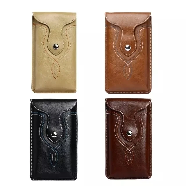 4 цвета Винтаж Зажим для ремня крюк сумка-чехол с ремешком кожаная сумка чехол