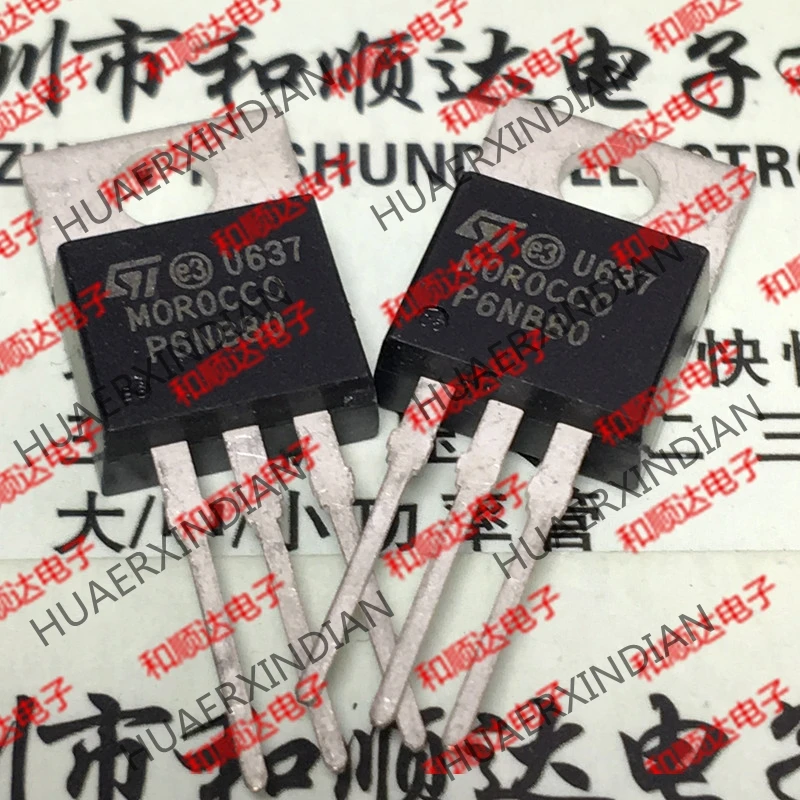 Новый оригинальный STP6NB80 P6NB80 TO 220 800V 5.7A Индукторы  | Индукторы -33060927667