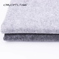 high density gray soft felt fabric for needlework diy sewing dolls crafts non wovenpolyester cloth 45cmx110cm