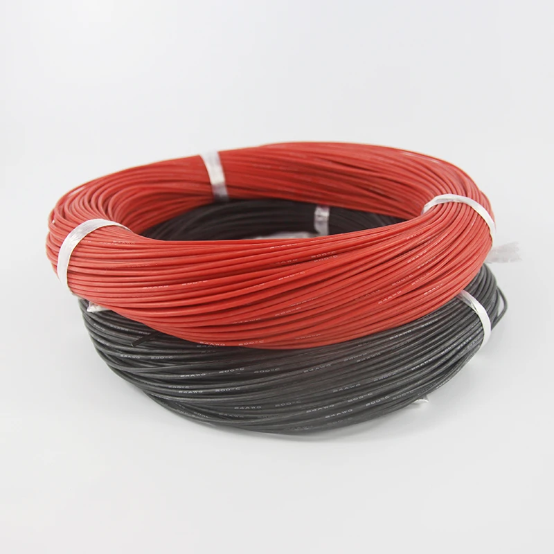 100 м/лот гибкий силиконовый провод 26 AWG RC кабель 26AWG 30/0. 08TS наружный диаметр 1,5 мм для FPV RC хобби батарея запчасти