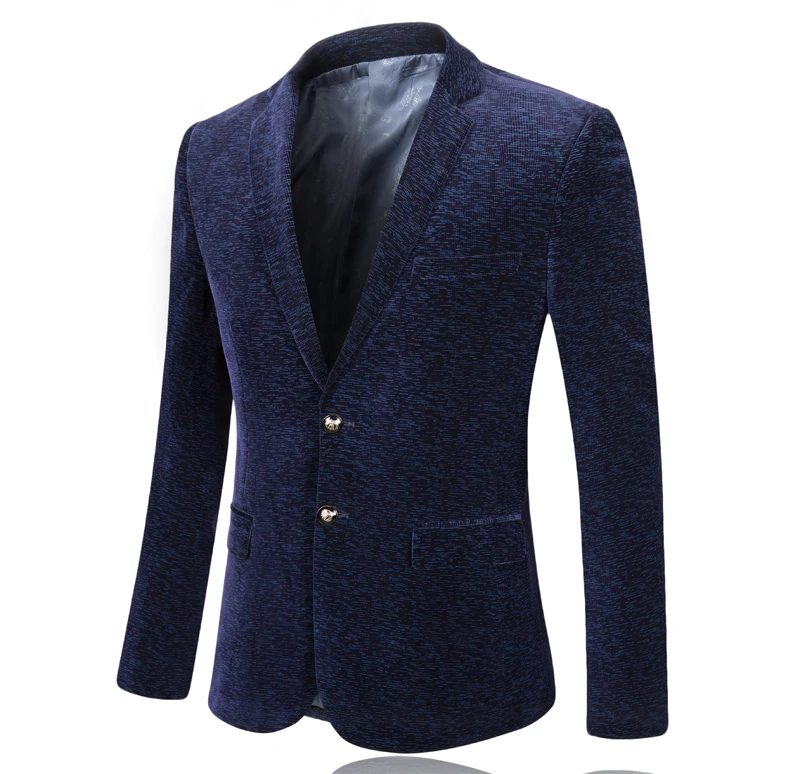 Повседневный костюм для мужчин вельветовый винный красный темно-синий