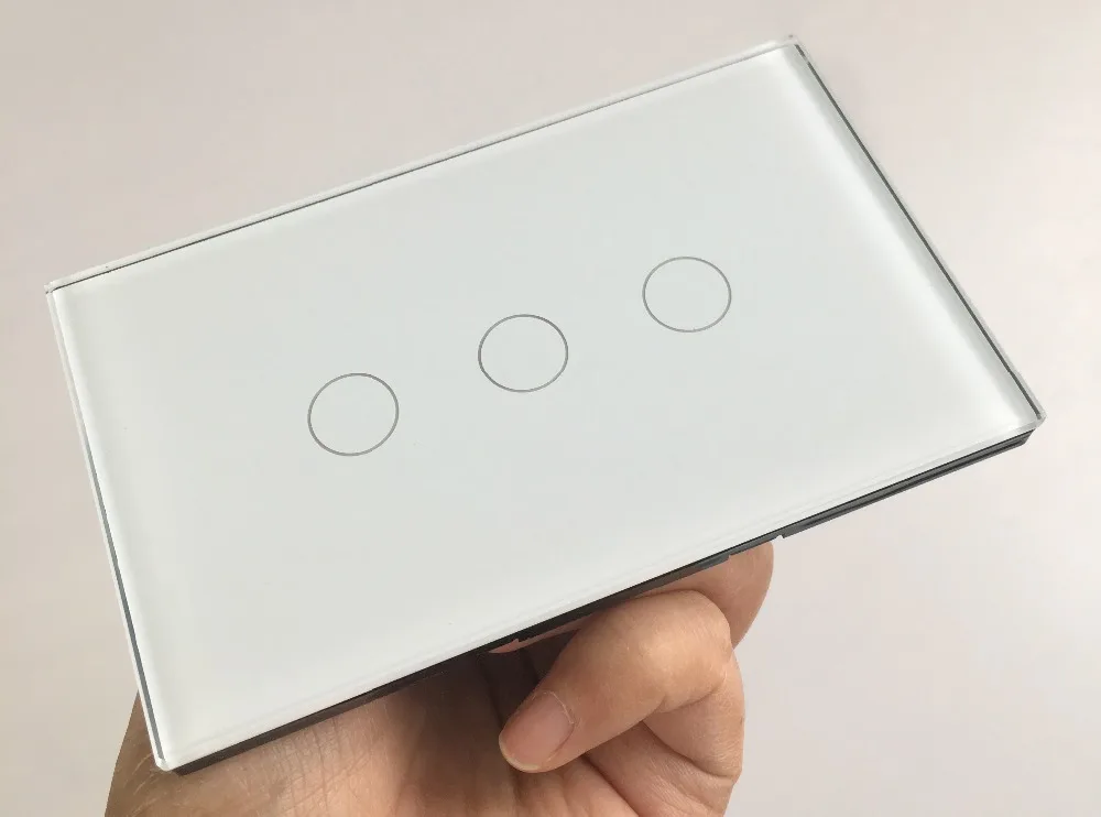 Светодиодный сенсорный высветильник ель Smartdust со стеклянной панелью 3 клавиши