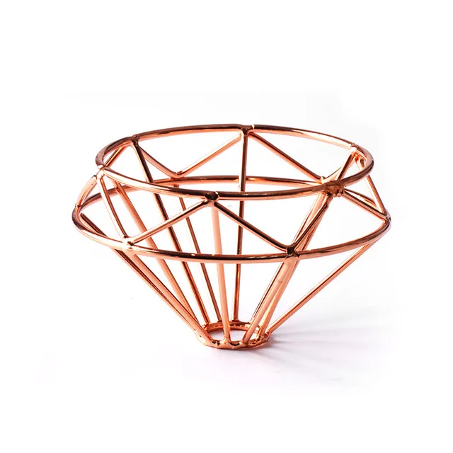 V60 1-2 чашки металлический держатель фильтра для кофе бытовой фильтр для капельного кофе воронка Brassy многоразовая Воронка сетка фильтр корзина инструменты - Цвет: 1