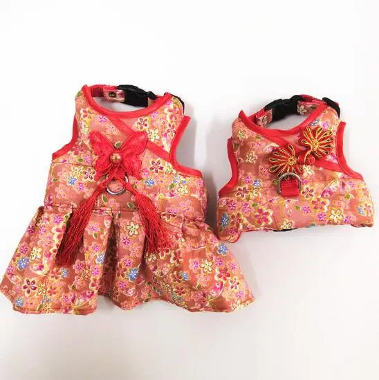 Настоящий поводок для собак кошек домашних животных жилет дизайнерское модное