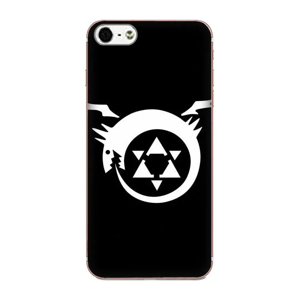 Полностью металлический Алхимик логотип мягкий ТПУ чехол для Huawei Honor Mate Nova 2 6A 7A 7C