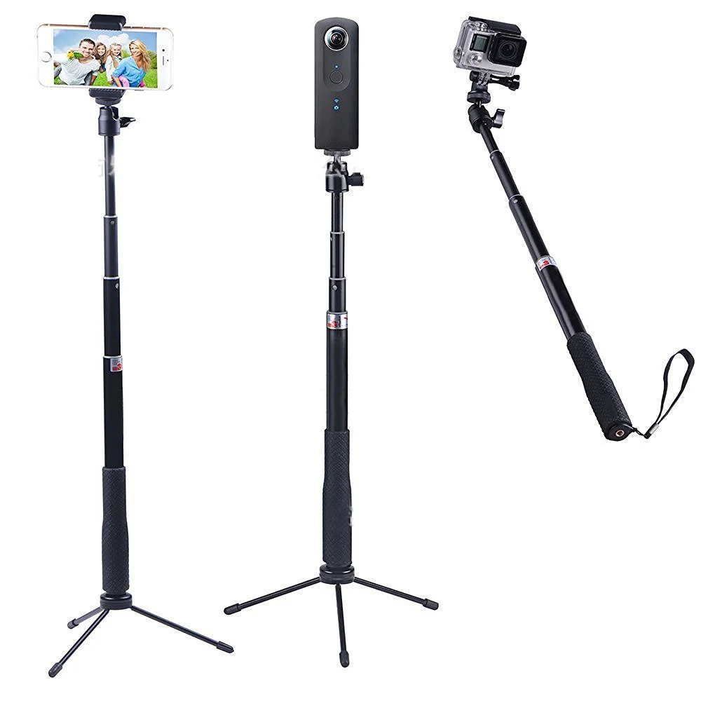 Монопод для Insta 360 One Handheld Telescopic Selfie Sticks гладкой камеры GoPro HERO7 8 4session Insta360 xiaomi yi 4k