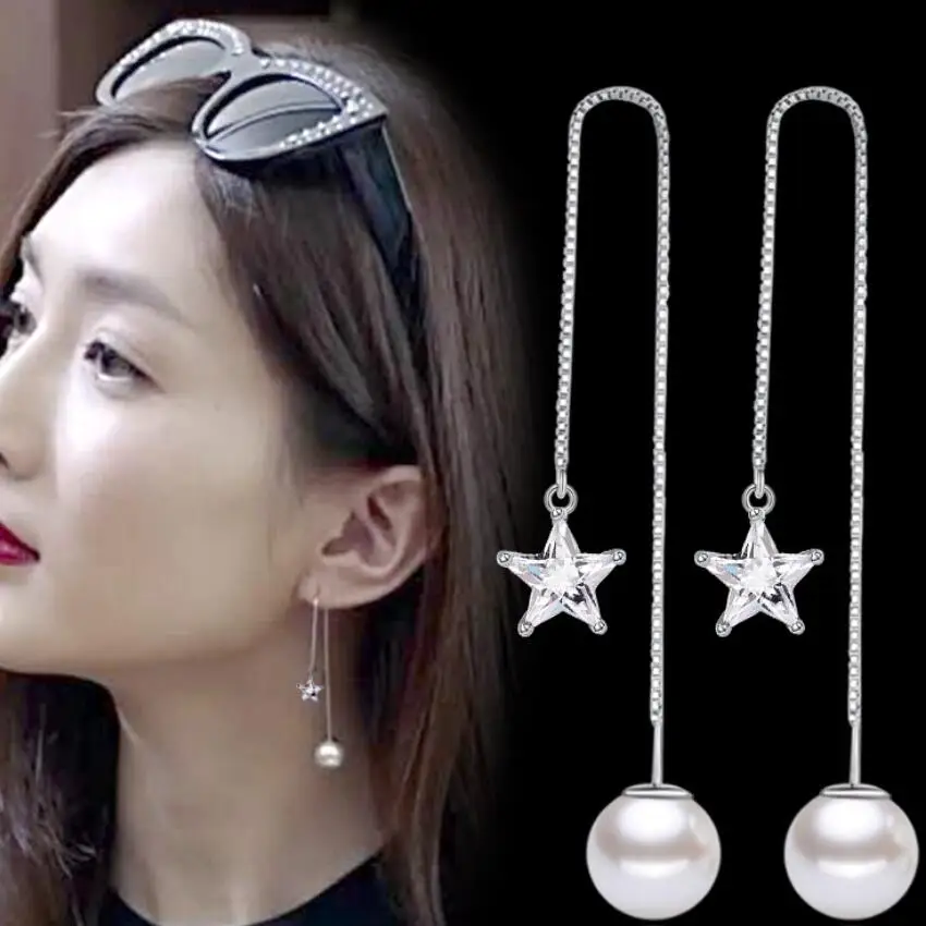 Мода Циркон полный милые сферические серьги дамы |