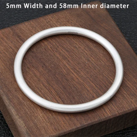 5mmX58mm Винтажный браслет S999 Серебро Тонкой дизайнер ювелирных изделий Для женщин Для мужчин простой и творческий том надежда браслет B21 - Цвет камня: 5mmX58mm