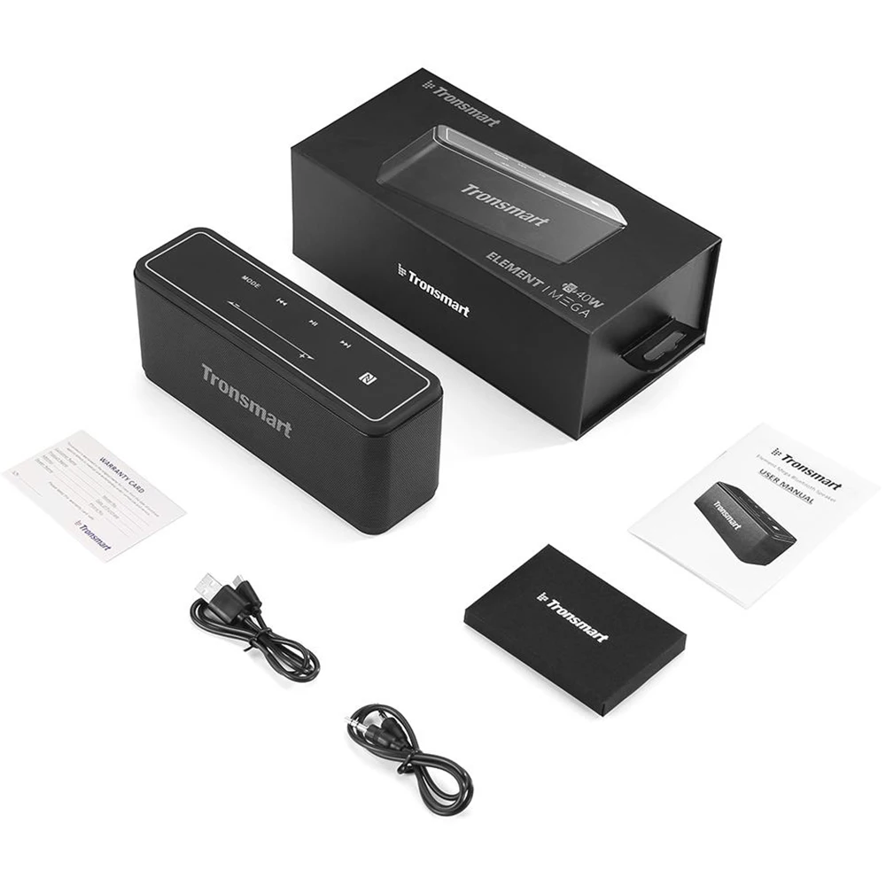 Tronsmart Element Mega Bluetooth динамик беспроводной 3D цифровой звук TWS 40 Вт Выход NFC 20 м
