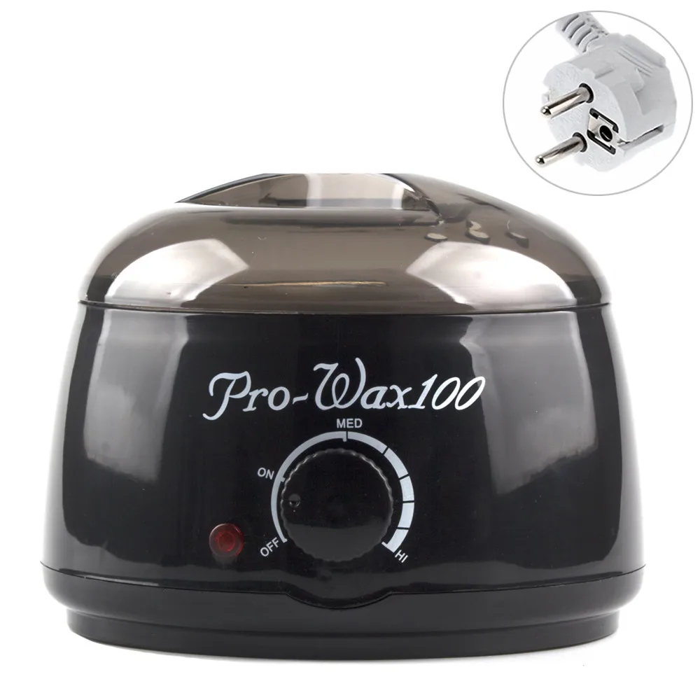 W1 black EU plug Нагреватель воска Calentador Parafina машина для удаления волос Chauffe Cire Professional ручной эпилятор для воска парафин эпиляция воском Cire - Цвет: W1 black EU plug